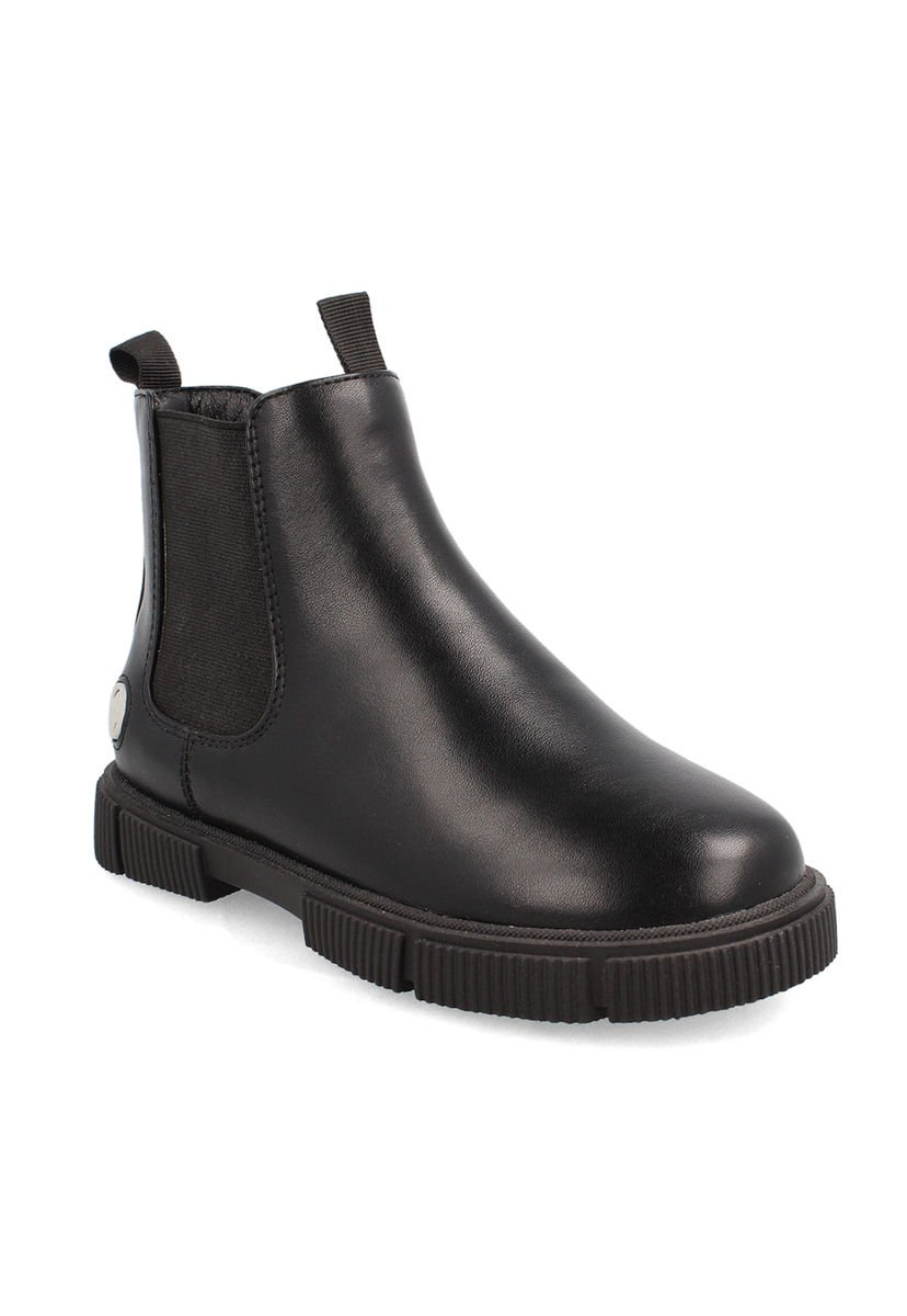 Botin negro outlet niña