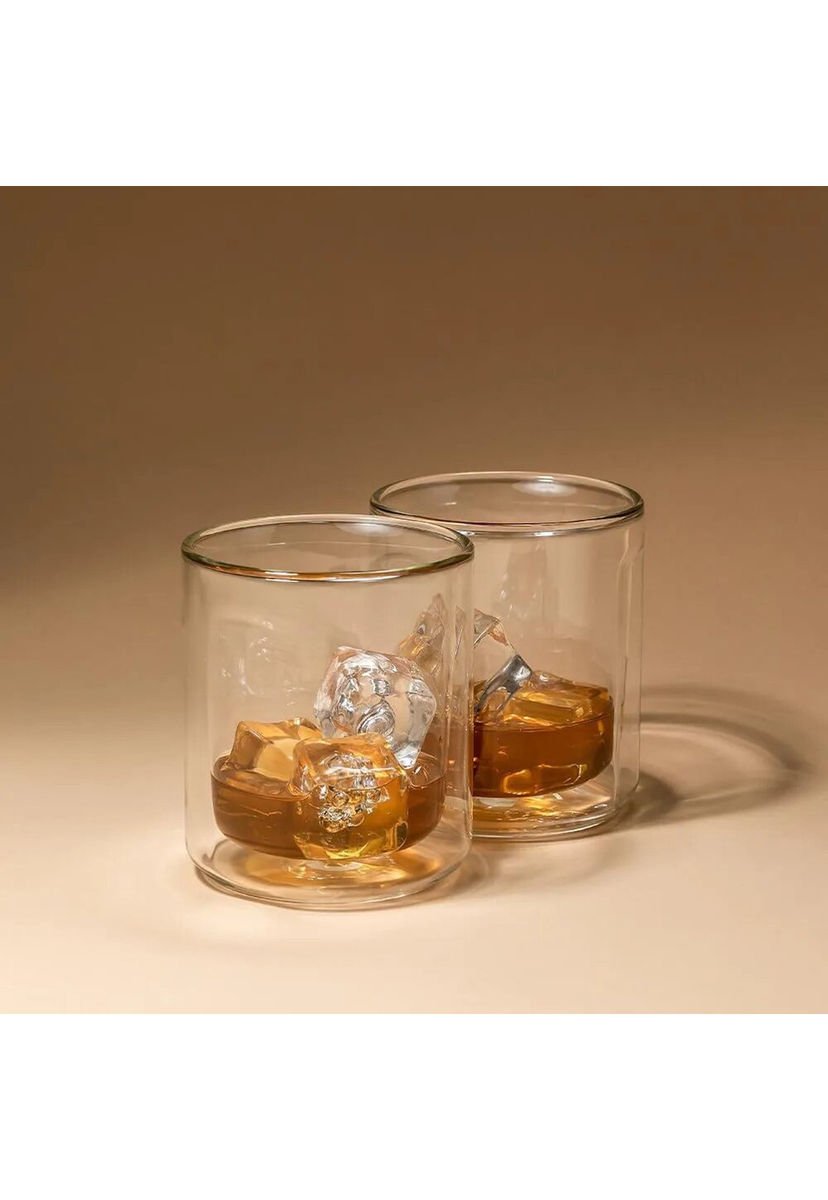 2 vasos doble pared vidrio 220 ml Corkcicle – Tendence