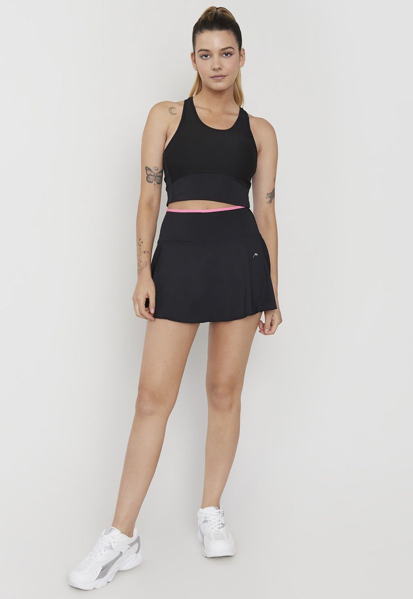 Peto negro mujer discount falda