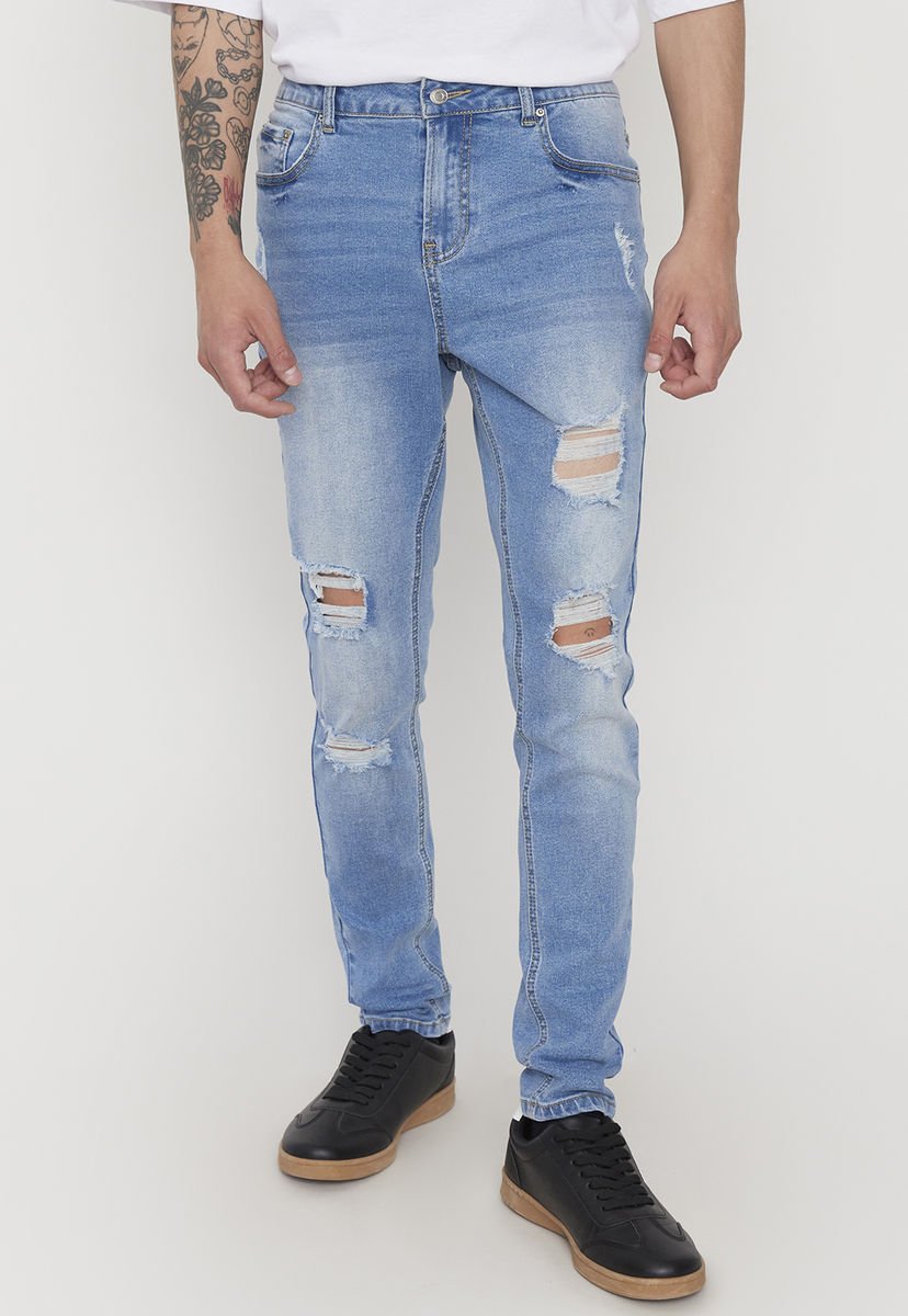 Jeans de best sale hombre con roturas