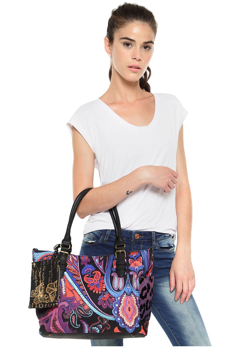 Cartera discount desigual negra