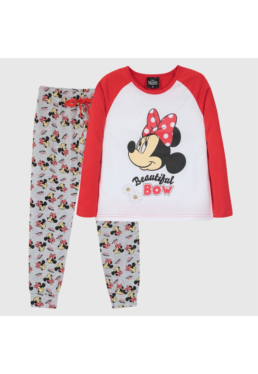 Pijama Minnie Bow Rojo Disney - Compra Ahora Dafiti