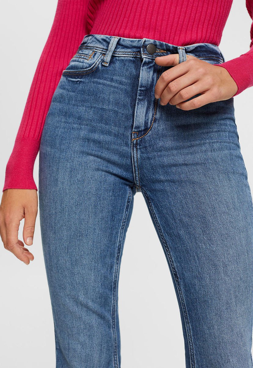 Jeans Acampanados Cintura Alta Mujer Denim Esprit - Compra Ahora Dafiti Chile
