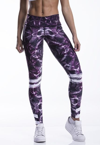 Calza Invicta Tipo Leggings Deportivo Morado Evozze Compra Ahora