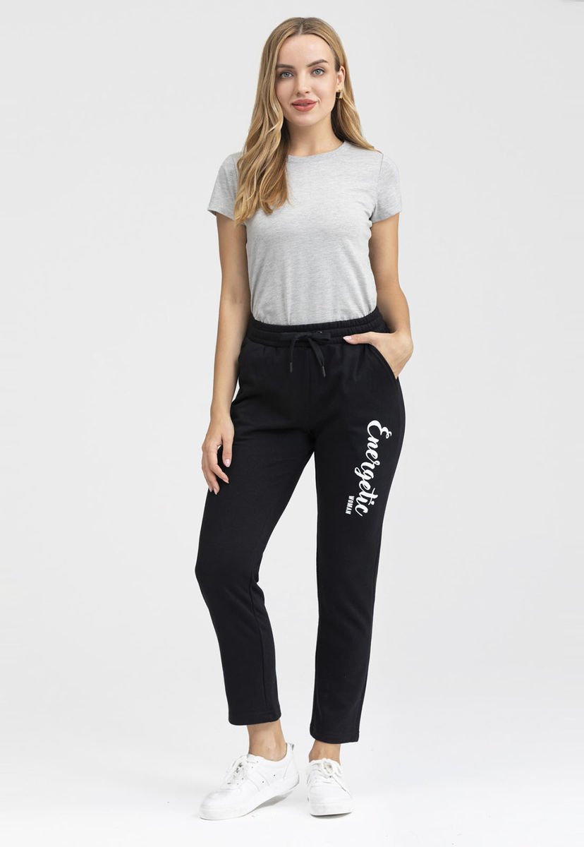 Pantalon buzo outlet mujer negro