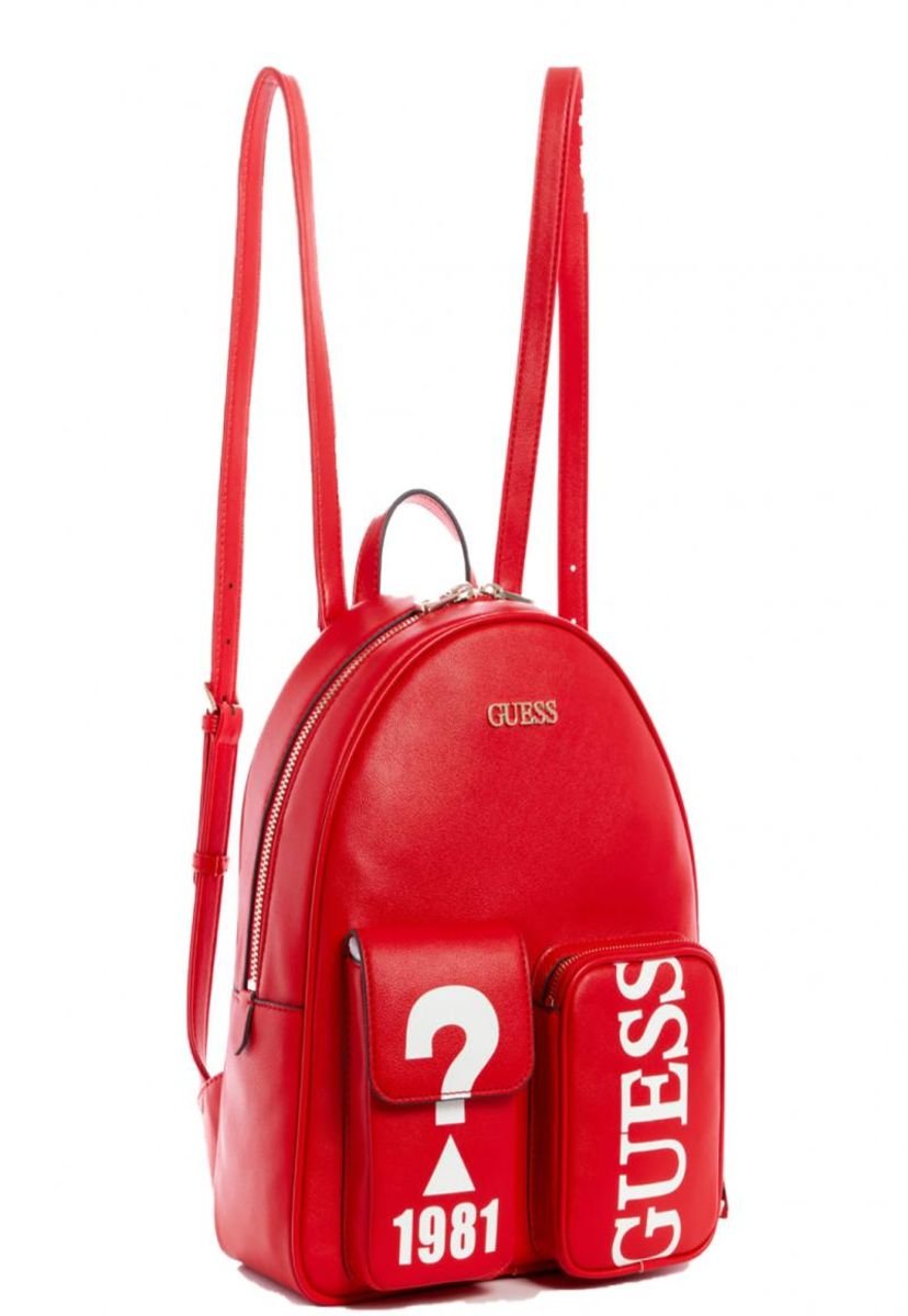 Mochila Utility Vibe Backpack Red Guess - Ahora Dafiti Chile