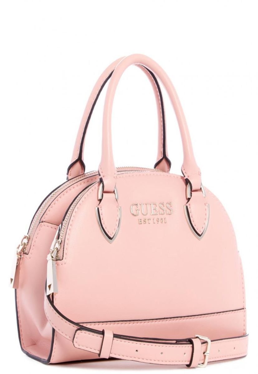 Cartera Sherol Small Cali Satchel Rosado Guess Compra Ahora