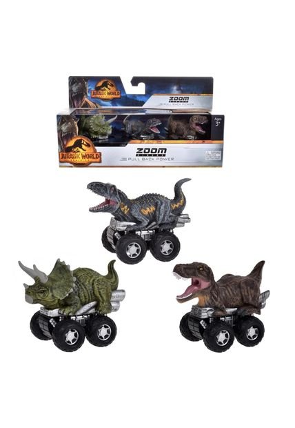 Pack Dinosaurios Vehiculo Pullback Jurassic World Dominion Pack