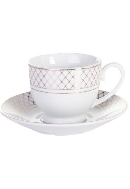 Juego De Tazas T Florencia Gold Piezas Mallorca Compra Ahora