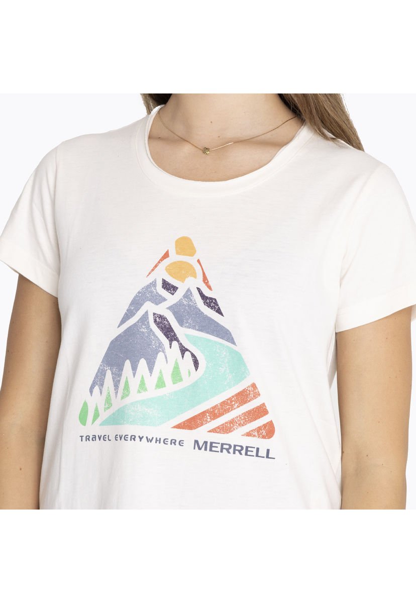 Polera M C T Shirt Short Sleeve Blanco Mujer Merrell Compra