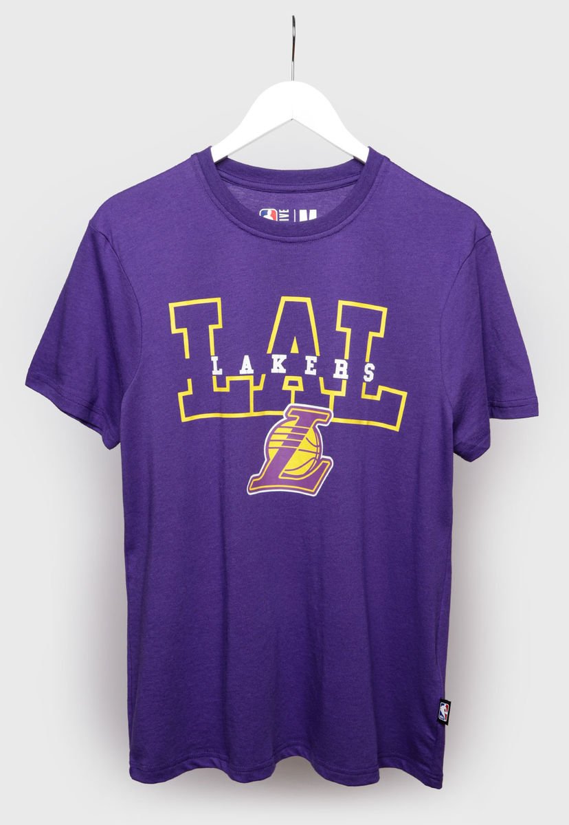 Ripley - POLERA PARA HOMBRE BASIC PRIMARY LOGO NBA LAKERS