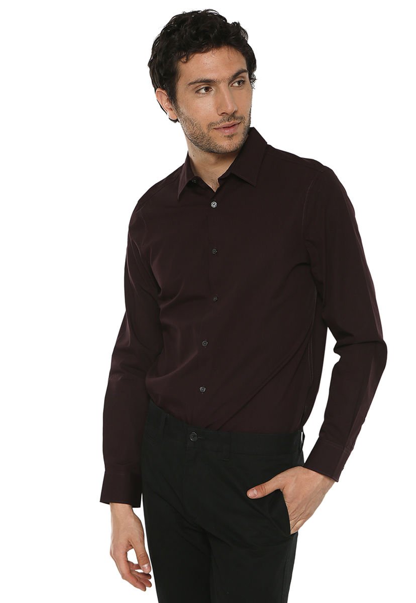 Camisa Slim Fit Blanco Perry Ellis Calce Regular Compra Ahora