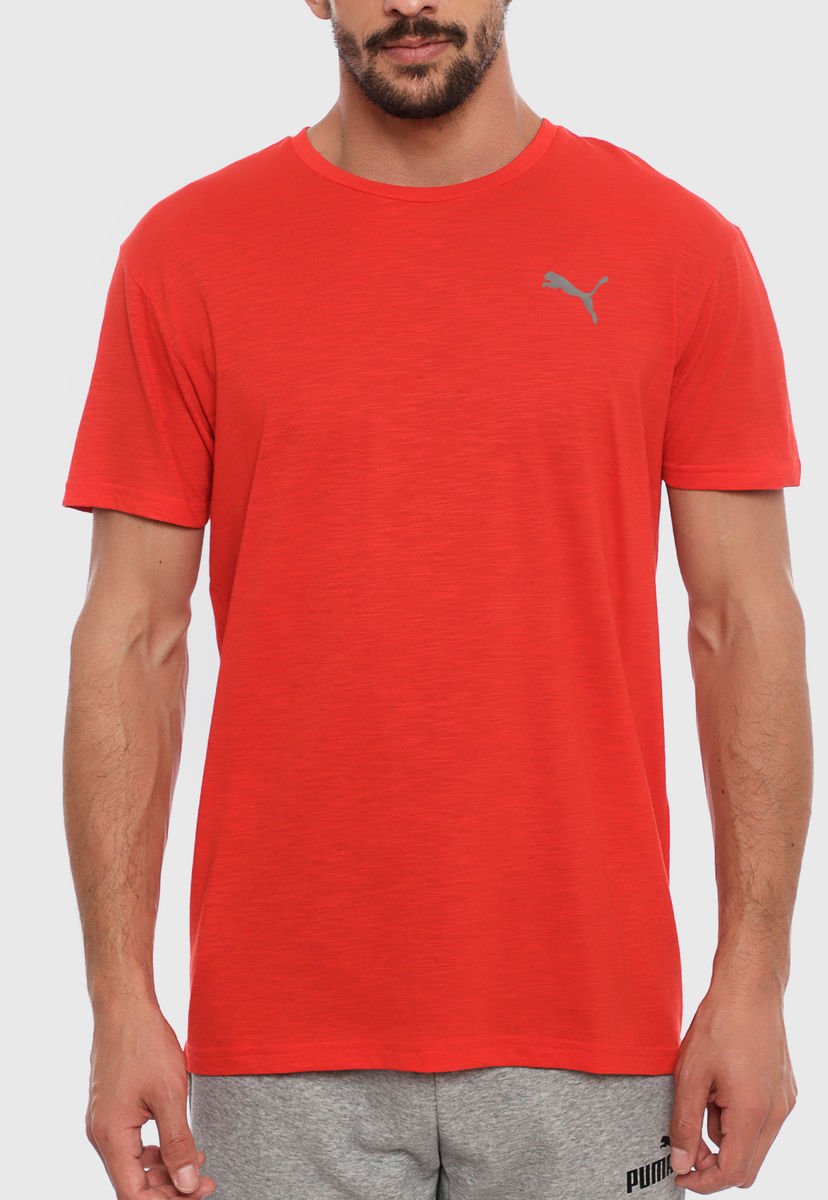 Polera Puma Energy SS Tee Rojo Calce Regular Compra Ahora