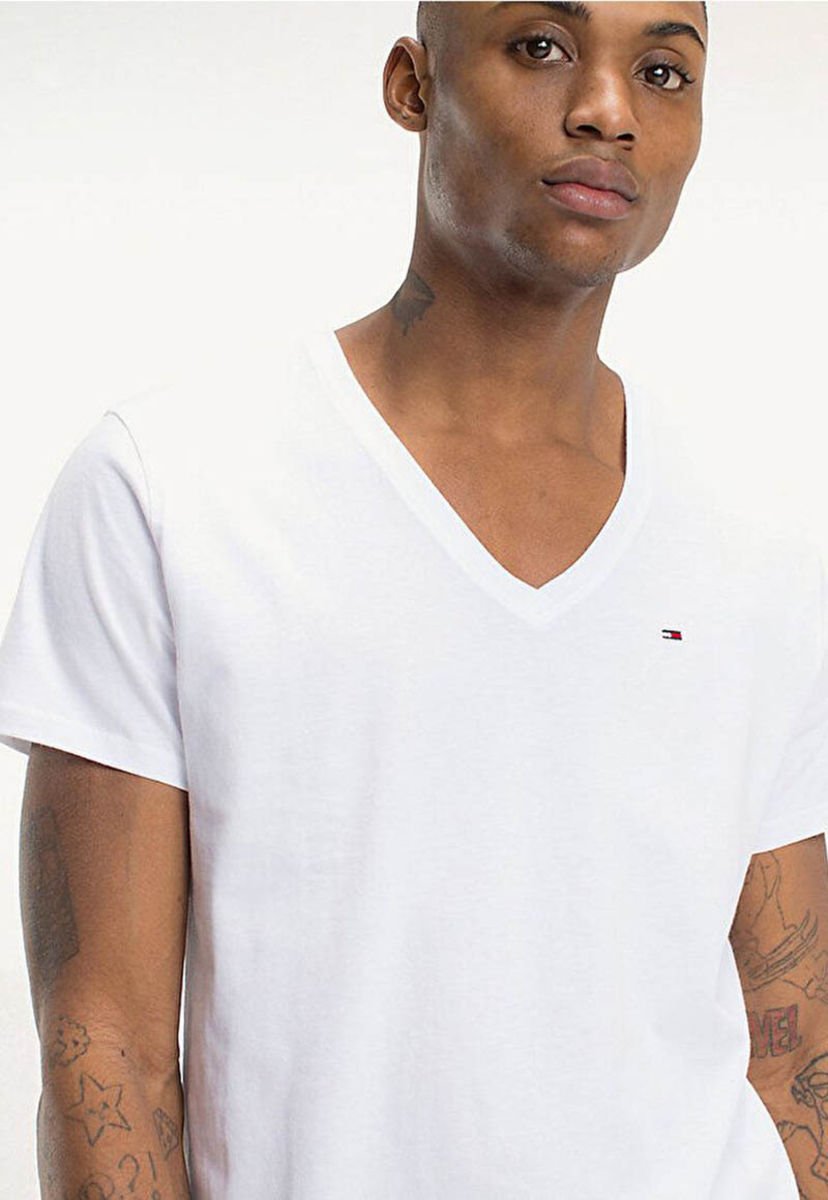 Polera blanca tommy online hilfiger