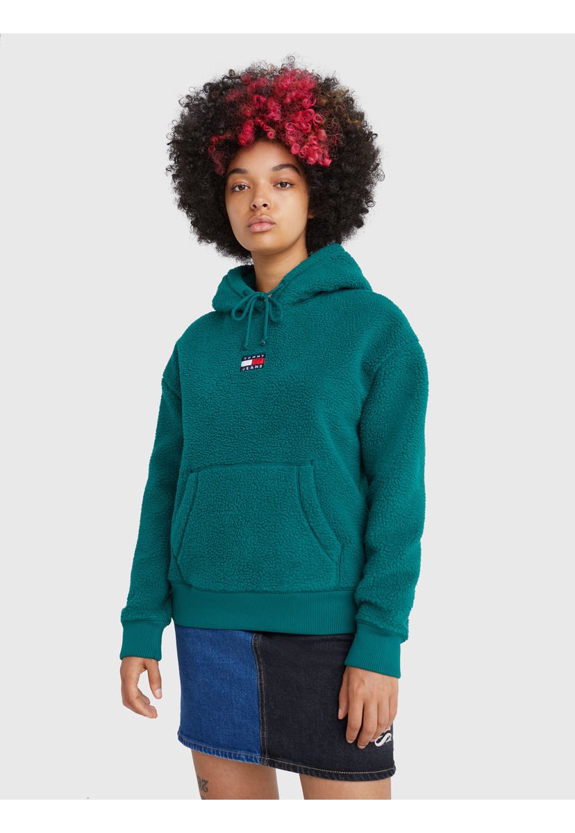 tommy hilfiger center badge hoodie