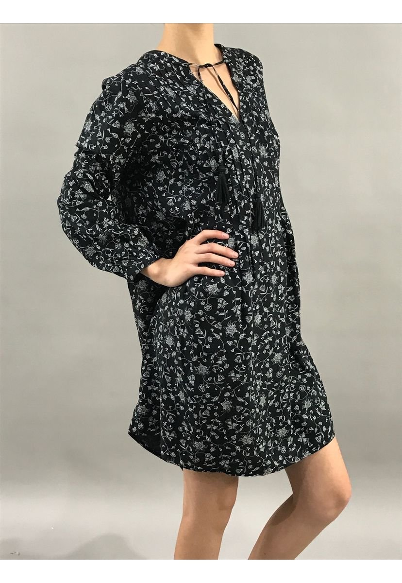 Vestido negro old online navy