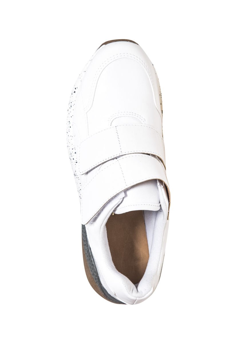 Zapatilla best sale blanca vizzano