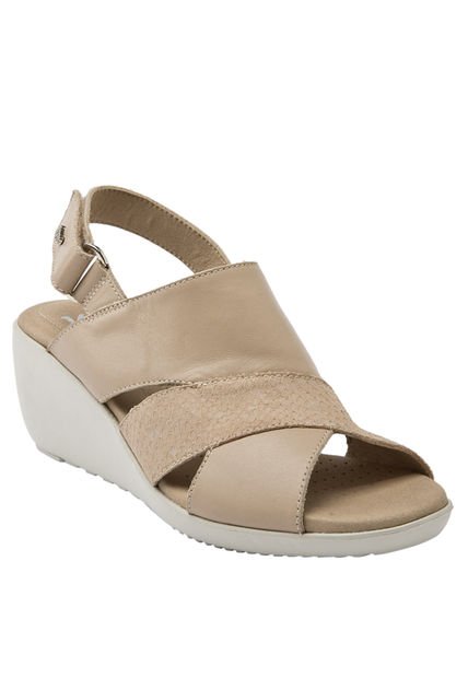 Sandalia Casual Mujer Beige 16hrs