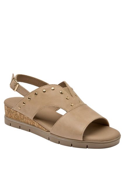 Sandalia Casual Mujer Beige 16hrs