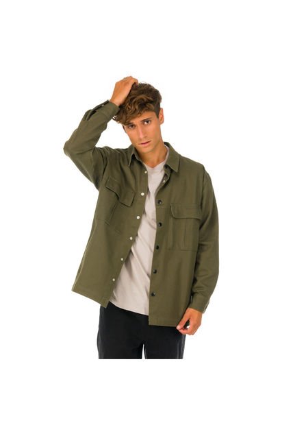 Chaqueta Unisex Clique Verde Militar 7veinte