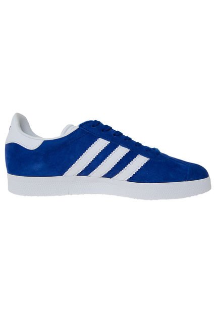 Adidas azules gamuza hotsell