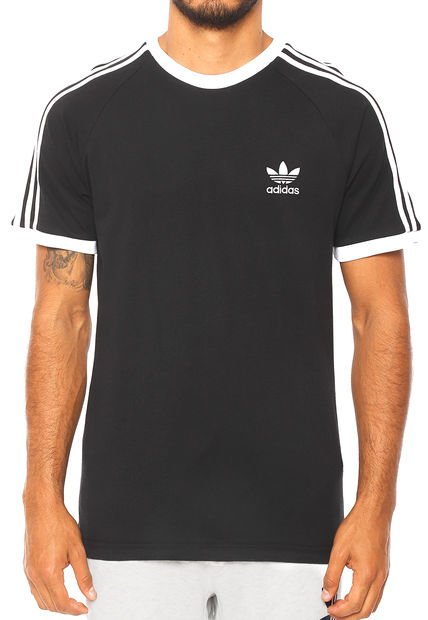 Polera adidas negra hombre online