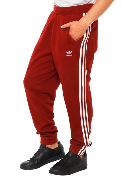 Cita garra Deseo Pantalón de Buzo 3 Stripes Pants Rojo adidas originals - Calce Regular -  Compra Ahora | Dafiti Chile