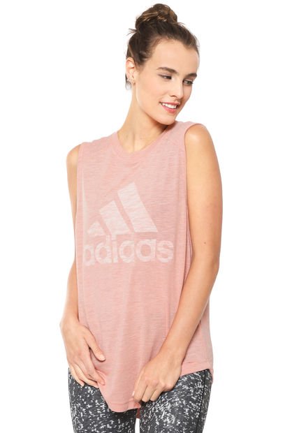 Polera Winners Tee Rosa adidas performance - Calce Holgado