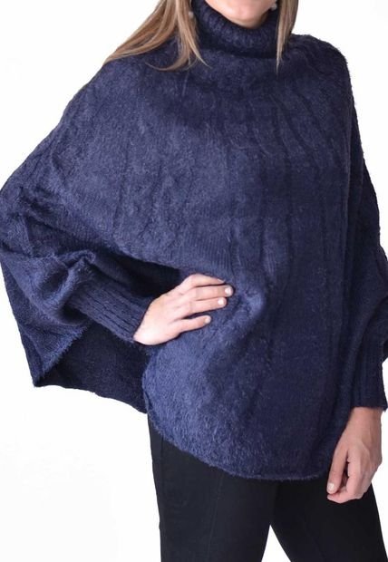 SOMTHRON Mujer Poncho de Piel Sintética de Cachemir de Invierno con Cuentas 165 × 57 CM 