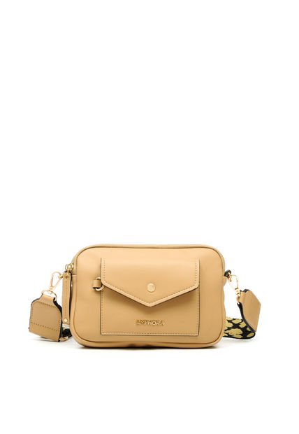 Cartera Tipo Bandolera Cyril Beige Amphora