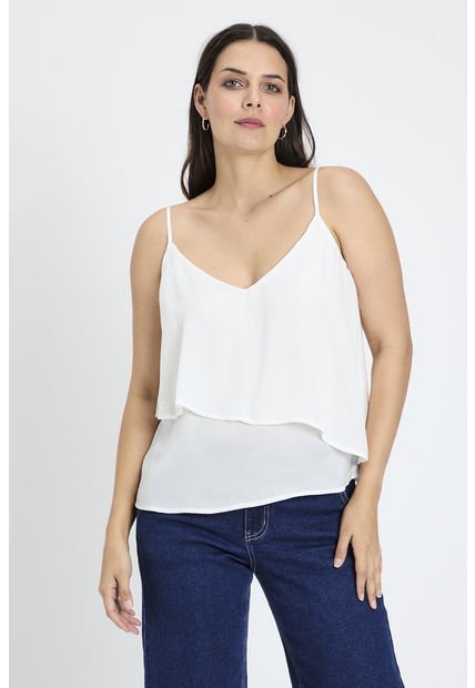 Blusa Lisa Crudo Ash