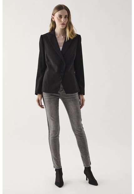 Blazer Liso Negro Ash