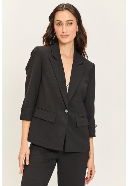 Blazer Liso Negro Ash