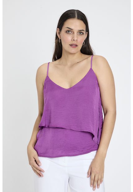 Blusa Lisa Morado Ash