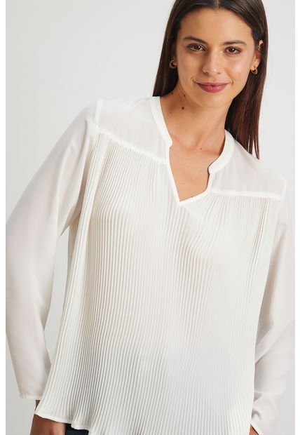 Blusa Lisa Blanco Ash