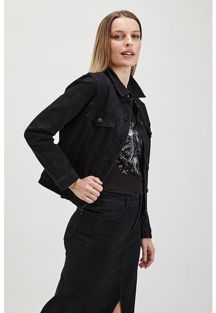 Chaqueta Denim Negro Ash