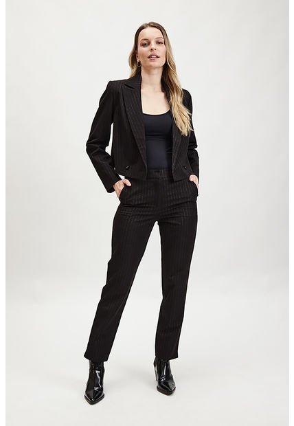 Blazer Liso Negro Ash