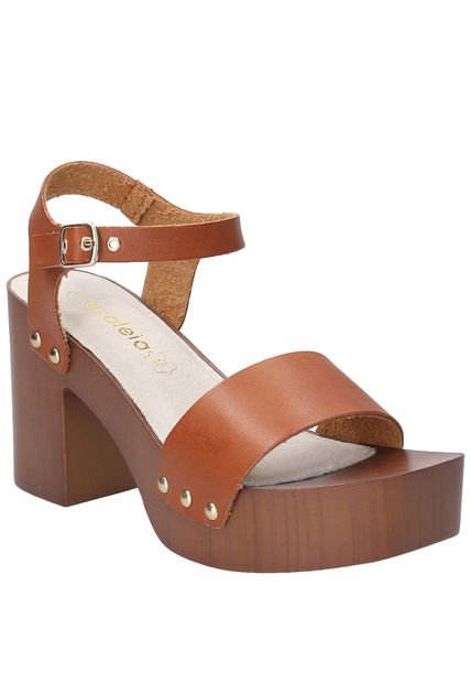 Sandalia Calisa Cognac Mujer Azaleia