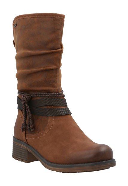 Bota Agliani Mujer Café Azaleia