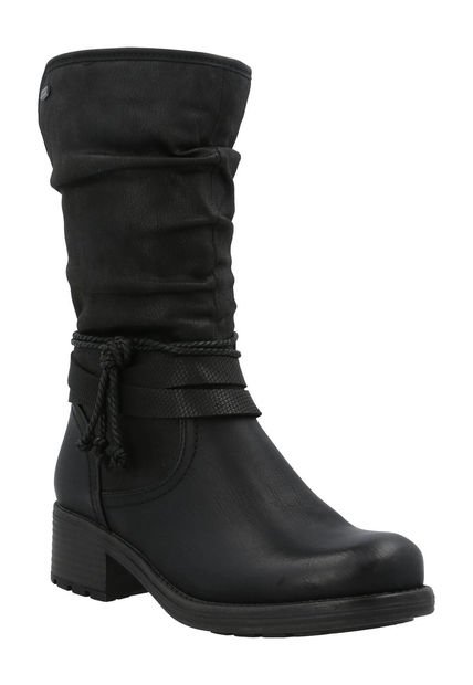 Bota Agliani Mujer Negro Azaleia