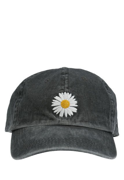 Gorro Gris Oscuro Flower Mujer Azaleia