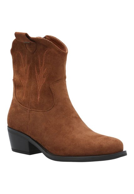 Bota Vaquera Texana Mujer Jana 2 Cognac Azaleia