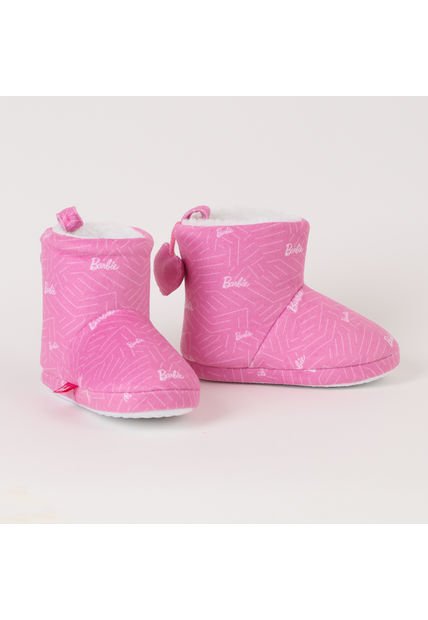 Pantufla Niña Pompom Rosado Barbie