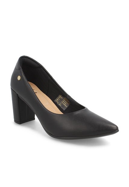 Zapato Taco Carmen Mujer Negro Bata