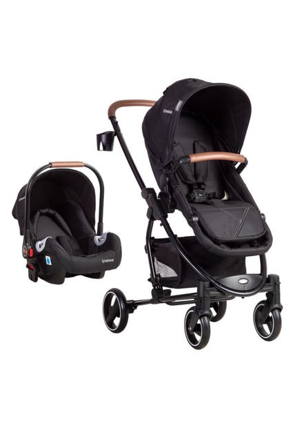 Coche Travel System Alfa SX Negro Bebesit