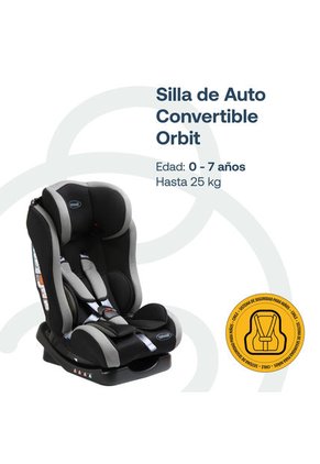 Silla De Auto Orbit Gris Bebesit