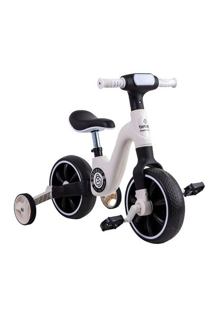 Triciclo Bicicleta Aprendizaje Pedales 2 En 1 XT05 Blanco Bebesit