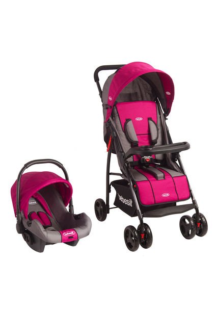 Coche Travel System Summer Rosado Bebesit