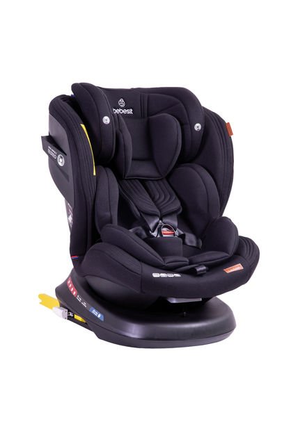 Silla De Auto Convertible Isofix Supra 360º Premium Negro Bebesit