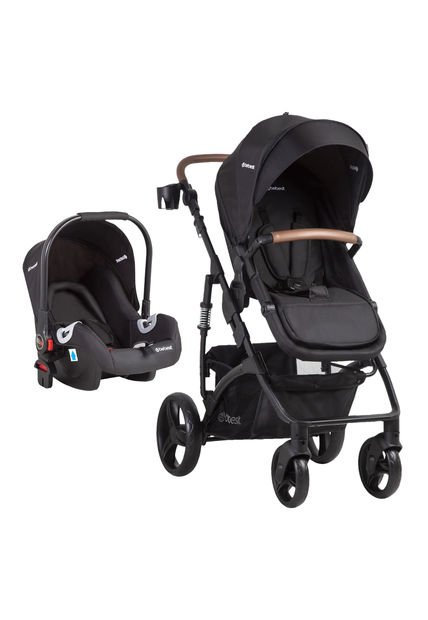 Coche Cuna Travel System Quest LX Negro Bebesit